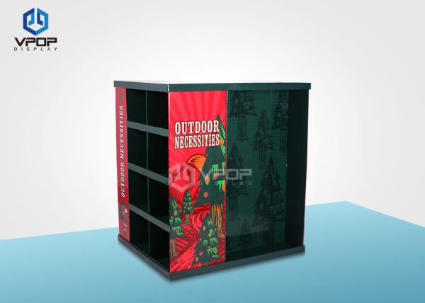 Cheap Stable Cardboard Pallet Display , Pallet Retail Display With Christmas Pattern for sale