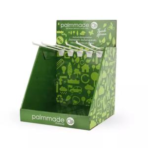 Best Table Top Custom Cardboard Countertop Display Corrugated With Peg Hooks wholesale