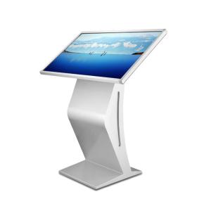China Various Color Self Service Touch Screen Kiosks Aluminum Frame 1920x1080 Resolution on sale