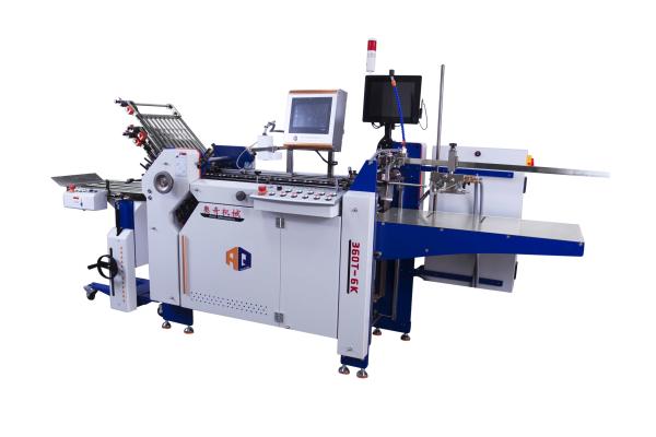 Cheap High Speed Automatic Folding Machine With Delivery Table For Commercial Manual Paper Folder for sale