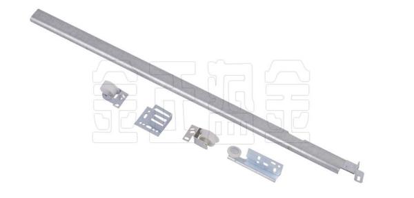Cheap 20" 22" Cabinet Drawer Guides / Cupboard Drawer Slides 0.9-1.0mm Thickness for sale