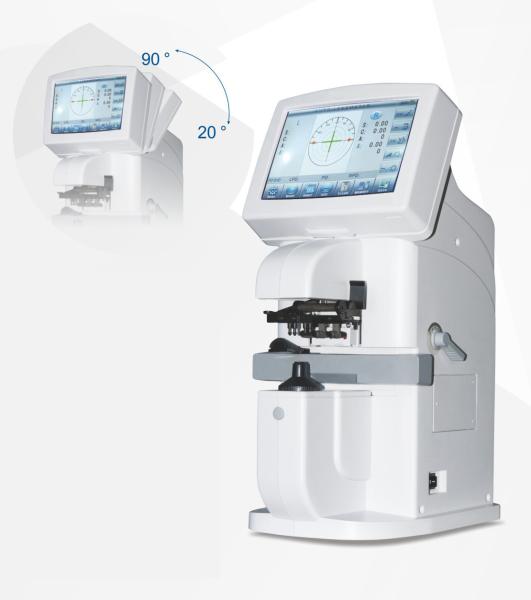 Cheap Adjustable Optical Lensometer Sensitive LCD Touch Screen With Printer GD6023A for sale