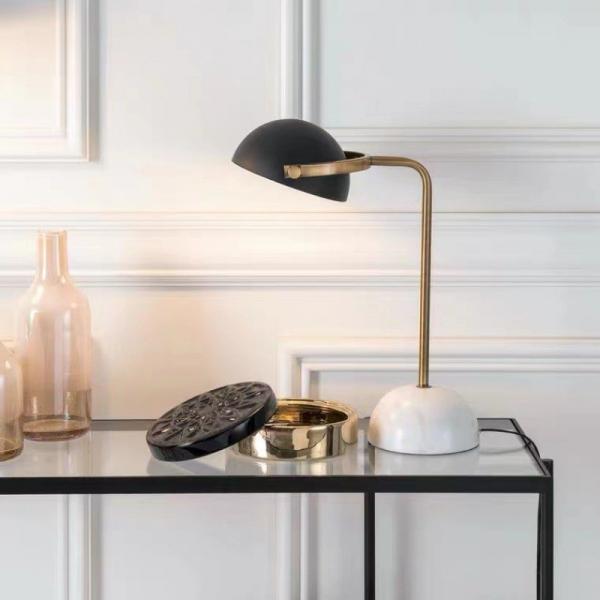 Cheap Simple Nordic Bedroom Living Room Marble Table Lamp with E27 Bulb and Home Lighting Function for sale