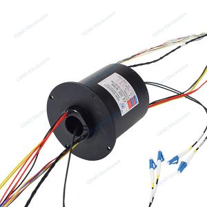 Low temperature integrate Power Signal and FORJs slip ring with IP65 for robot