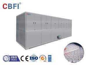 Automatic Controlled 10000kgs Cube Ice Machine For Catering High Efficiency