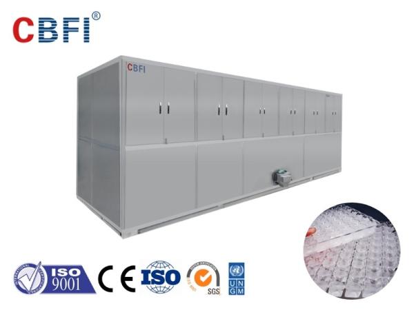 Cheap Automatic Controlled 10000kgs Cube Ice Machine For Catering High Efficiency for sale