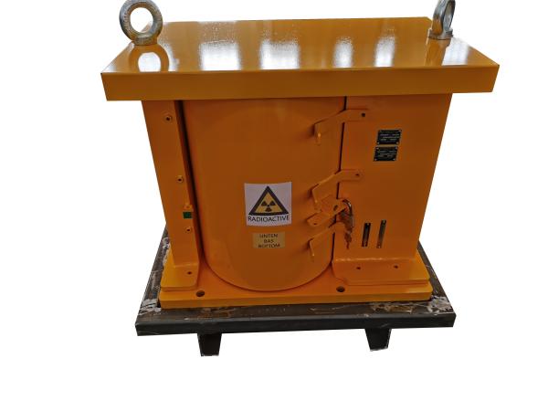 Cheap Customized Double Lock Lead Shielded Containers For Radioactive Source for sale