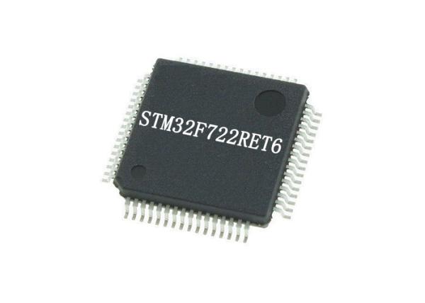 Cheap ICs Chip STM32F722RET6 ARM Cortex-M7 Microcontroller IC 64-LQFP Package for sale