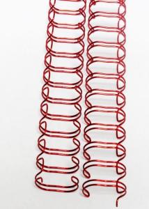 Pre Cut Twin Loop Binding Wire O Wire , Spiral O Wire Customized Service