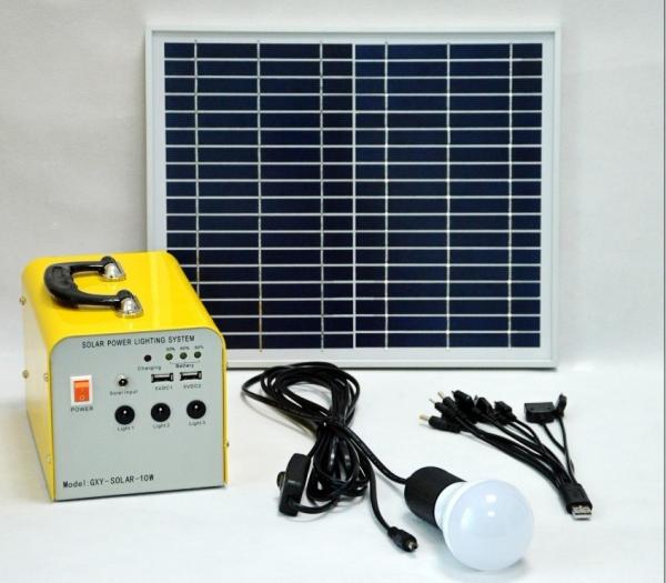 Cheap 10w Garage Solar Lighting Kit  Solar Power Home Kits Multi - Function for sale