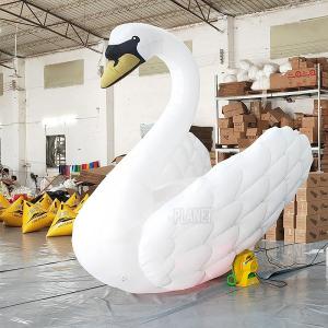 China Large Party Decororation Inflatable Swan Model For Event on sale
