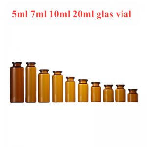 Best sterile 10ml vial 5ml Clear Amber Moulded Sterilie Medical Cosmetic Low Borosilicate Injection Glass Vial wholesale