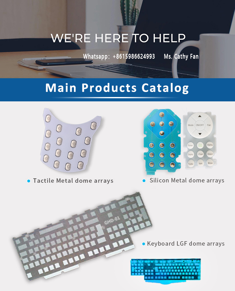 Keyboard Pet Tactile Membrane Switch Circuit Printing Overlay Graphic ROHS Compliance