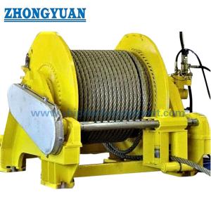 China Large Pull Capacity Marine Hydraulic Towing Winch Ship Towing Equipment on sale