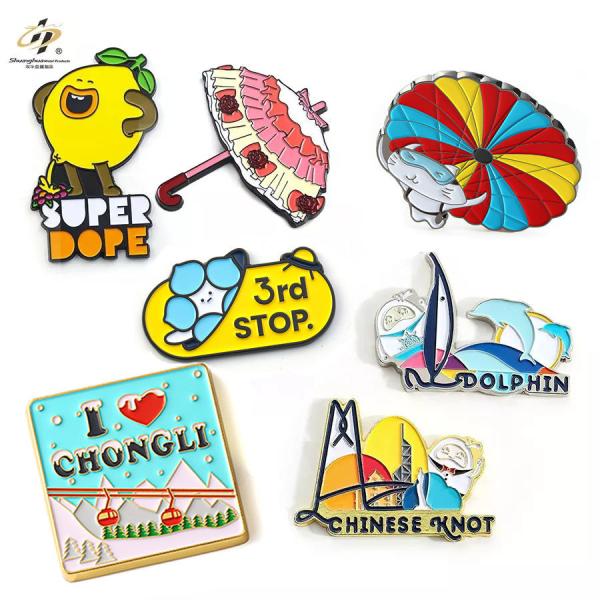 Cheap Soft Enamel Custom Fridge Magnet Magnetic 3d OEM Acceptable for sale