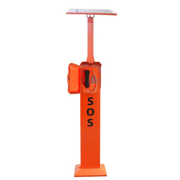 Cheap Solar Powered Roadside Emergency Phone With Pillar Mounting for sale