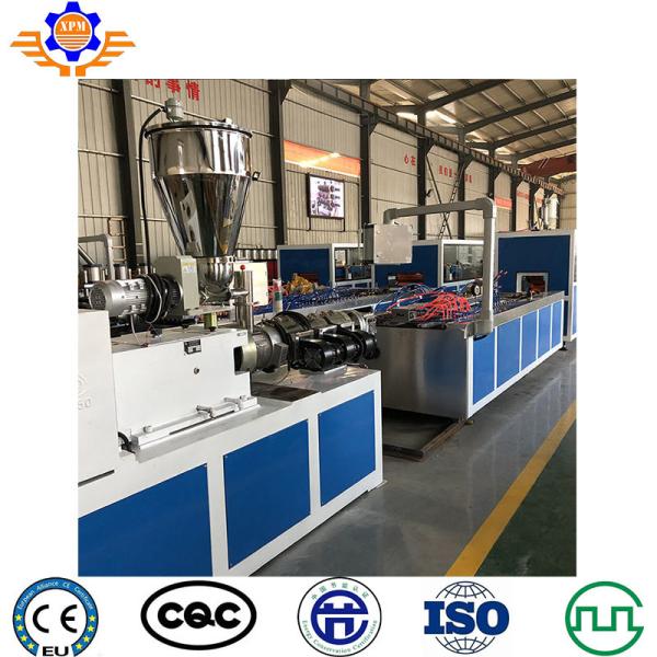 Cheap PVC Wood Plastic Composite Decking Fence Wall Door Panel Extrusion Line Machine for sale