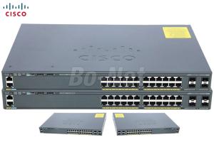 China LAN Base Used Cisco Switches , 3560X 3750X Ethernet Network Switch WS-C2960X-24TS-L on sale