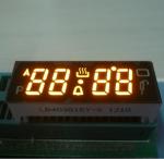 DIP /SMD Pin Custom LED Display , Common Cathode 7 Segment Display Pure White