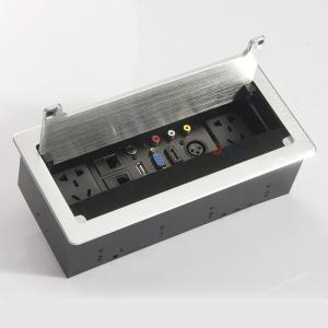 Best Meeting Table Hidden Socket Type Table Usb Power Socket With Brush Cover wholesale