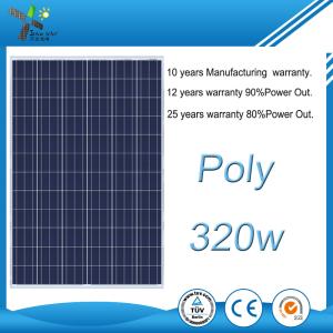 Best High Efficiency Poly Crystalline Solar Panel 320W With 90cm UV Resistance Cable wholesale