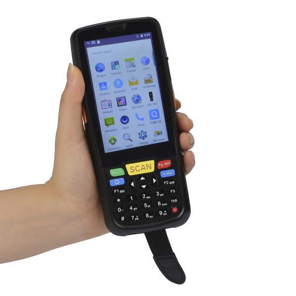 Cheap Android Handheld PDA Barcode Scanner , Data Collection Terminal 4G Wifi for sale