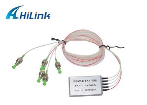 China 1X4 Single Mode 500MW 1650nm Polarization Optic Switch on sale
