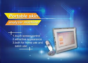 China Portable Home / Salon Facial Beauty Skin Analysis Machine With Touch Screen on sale