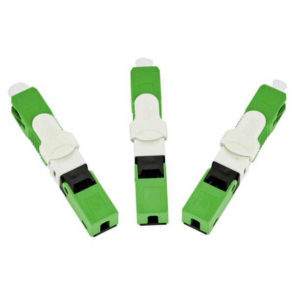Cheap SC APC Fiber Optical Fast Connector With Embedded for sale