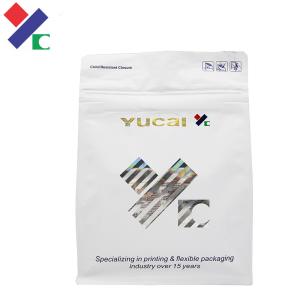 130 Micron Child Resistant Zipper Bags resealable three side seal