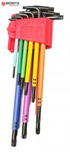 Best Multi Colour Torx End Allen Key 9 Pce CR-V Steel T10, T15, T20, T25, T27, T30, T40, T45, T50 Wrapped Colour Plastics wholesale