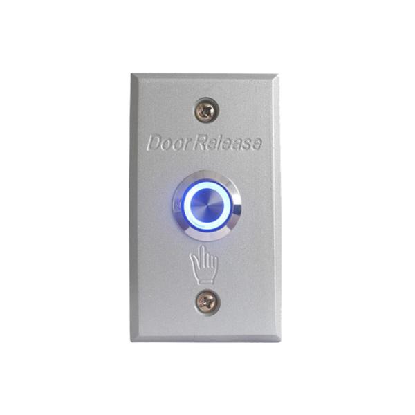 Cheap Flush Mount Momentary Switch Door Exit Push Button For Access Control OEM Sign with LED Light for sale