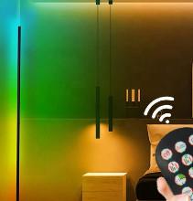 Cheap Modern Smart Led Floor Lamp RGB Floor Light Color Changing With Music Function for sale