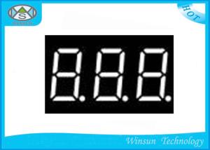 7 Segment Led Display 3 Digit , Blue / Green 0.39 Inch Digital Clock Led Display