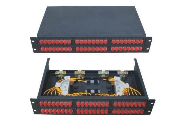 Cheap Dummy drawer 48 port Fiber Terminal Box for FC SC ST Adapter / CATV networks for sale