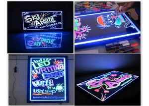 China Full Color Deluxe Erasable LED Message Board 30×40cm Flashing Animation on sale