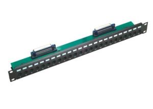 Best Rj21 To Rj45 Patch Panel 24 Port Cat5E 50 Micro For Networking / Cabling wholesale