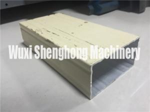 China Rectangular Gutter Roll Forming Machine , Roll Forming Equipment on sale