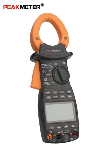 Cheap High Accuracy Digital Power Clamp Meter With 0.1 - 1000A Current Measurement Range for sale