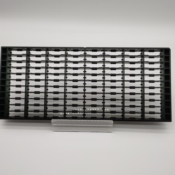 Cheap Customized Matrix Socket Electronic Component Tray 88PCS Anti Static for sale