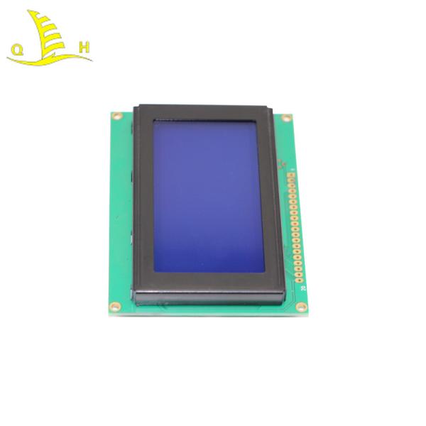 Cheap Customize HTN LCD 128X64 Blue Backlight Dynamic LCM Dot Matrix LCD Module for sale