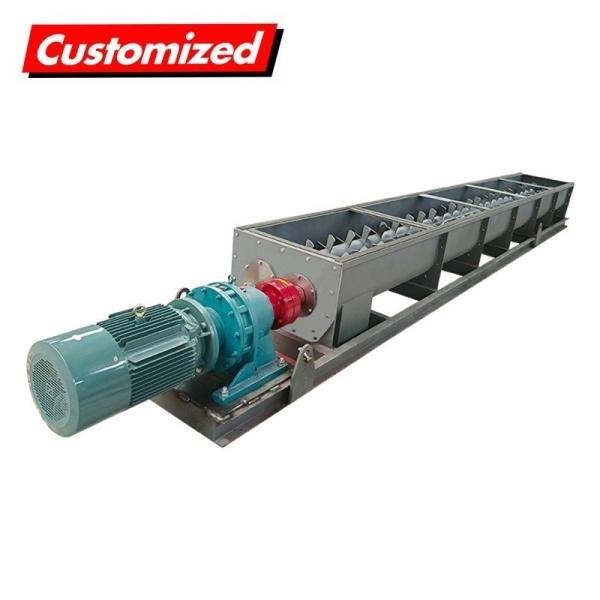 Cheap U Shaped Sludge Pipe Screw Conveyor For Granules And Grain Feeding for sale