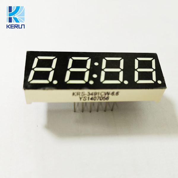 Cheap 0.39 Inch 7 Segment Clock LED Display 4 Digit For Digital Indicator for sale