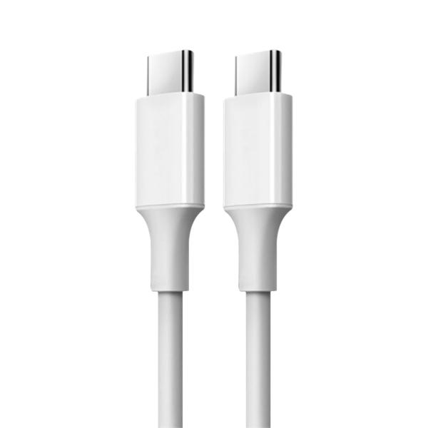 Cheap White Color USB C To C Fast Charge Cable With PVC Jacket 20V 3A 60W for sale