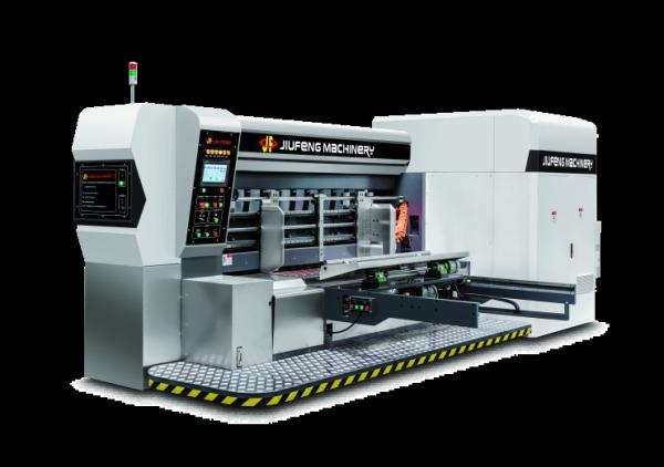 Cheap Vacuum Transfer Top Printing Machine G6-0924 Lead Edge Feeder 4 Color Printer + Slotter + Die Cutter + Folder Gluer Inline for sale