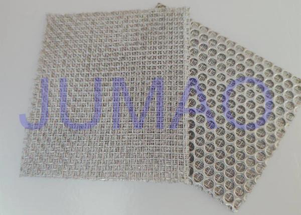 SS 316L Sintered Wire Mesh Screen By Punching Plate And Multi Layered Square