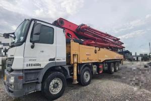 Best 2018 54m Concrete Boom Pump Vibrating Amplitude 2.6mm Mercedes Benz Truck Mounted Pump wholesale