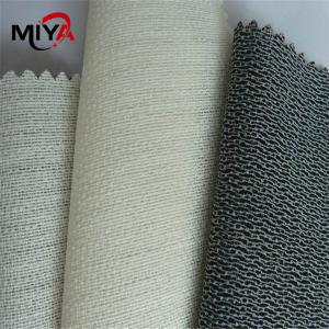 China Jacket 40x120D Elastic 120gsm Knitted Fusible Interlining on sale
