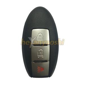 Nissan 3 Buttons Smart Key Shell with Emergency Key Insert