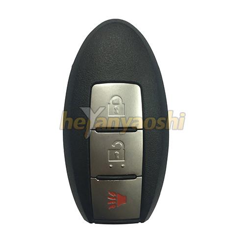 Cheap Nissan 3 Buttons Smart Key Shell with Emergency Key Insert for sale